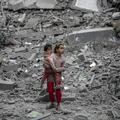 Gaza civilisti ruševine