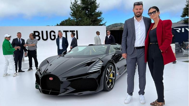 Mate Rimac in bugatti mistral