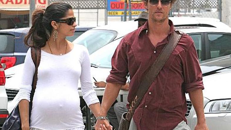 Camila in Matt, ko sta bila še v sladkem pričakovanju ...