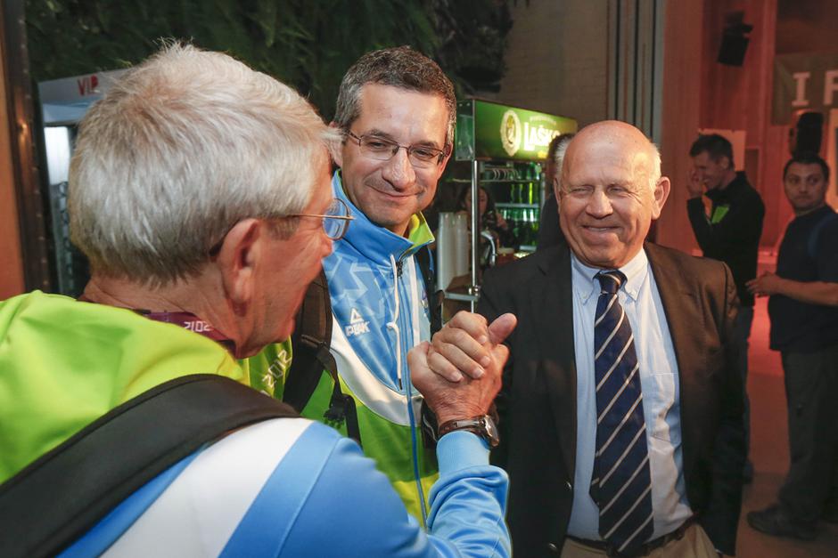 Rajmond Debevec Janez Kocijančič Lojze Mikolič London olimpijske igre 2012 | Avtor: Stanko Gruden/STA