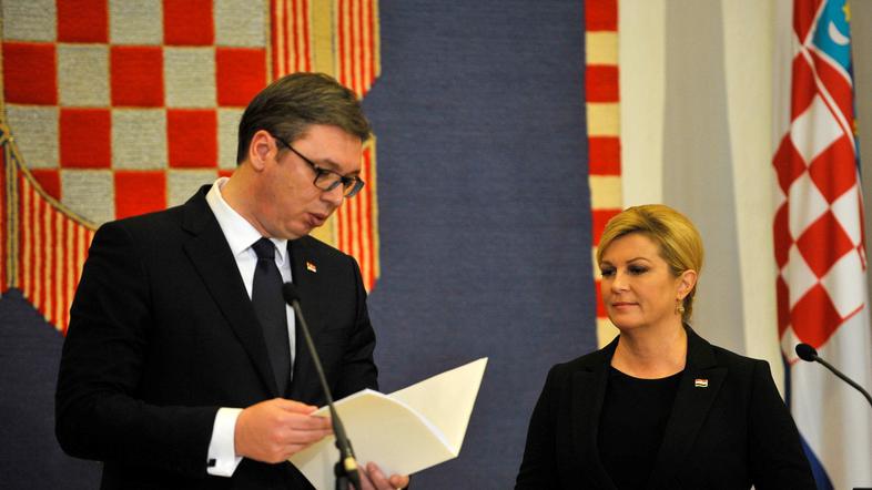 Aleksandar Vučić, Kolinda Grabar-Kitarović