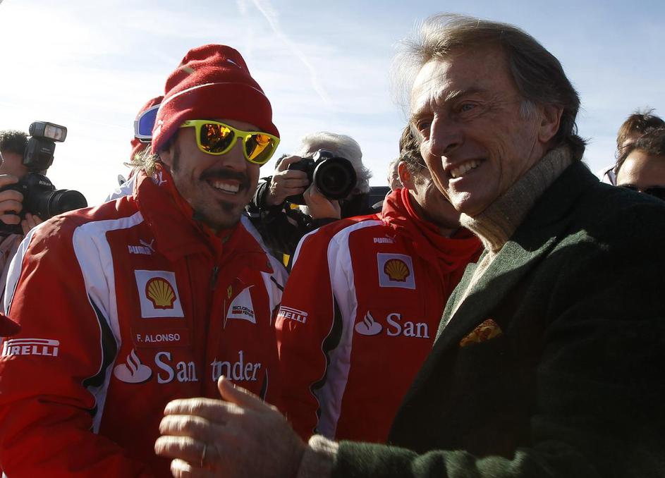 Luca di Montezemolo in Alonso