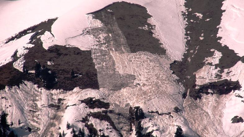 Snežni plaz (Golica)