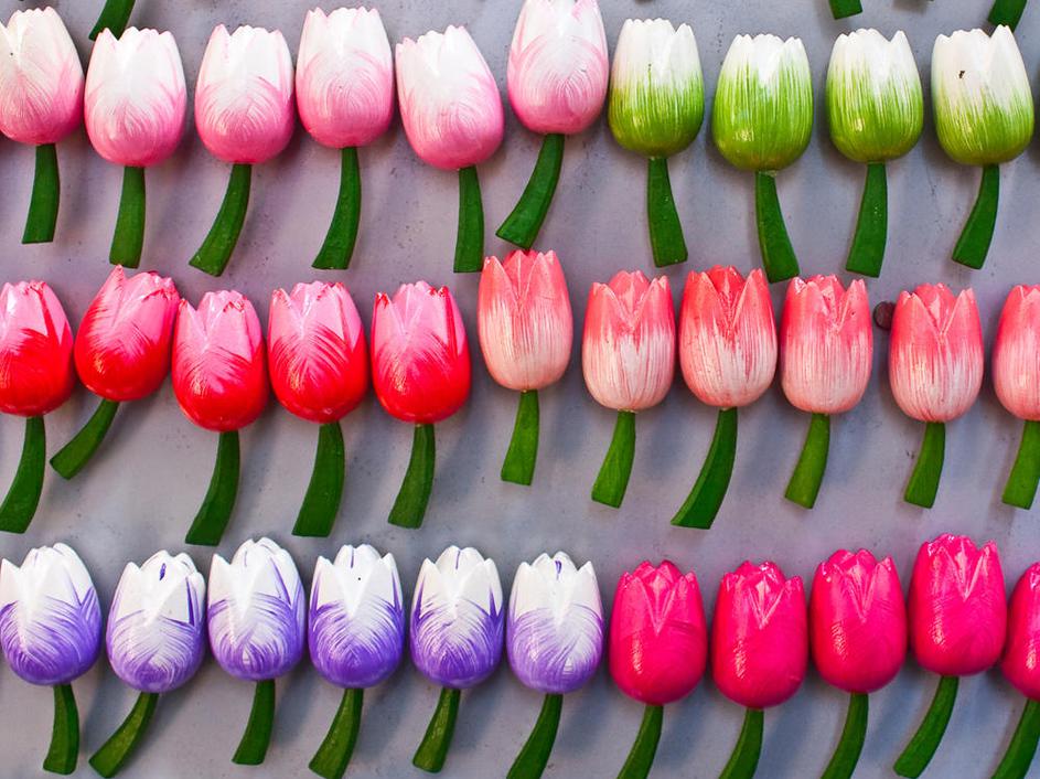 Barvite tržnice Nizozemske
