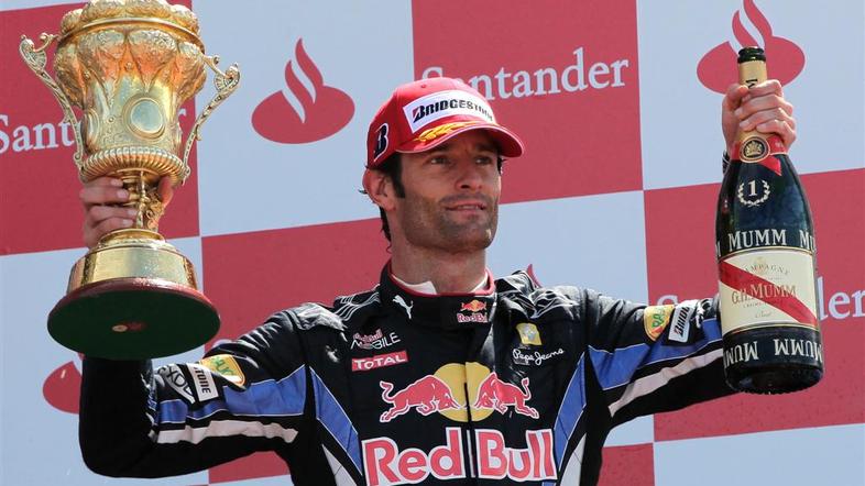 VN VB Silverstone 2010 zmaga Mark Webber Red Bull