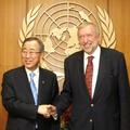 Generalni sekretar ZN se je v New Yorku s slovenskim zunanjim ministrom pogovarj