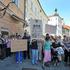 Protest proti garažni hiši in novi soseski na Viču.