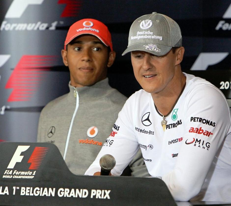 michael schumacher lewis hamilton | Avtor: EPA