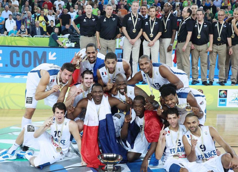 (Francija - Litva) eurobasket finale Parker Pietrus Diaw Ajinca Batum