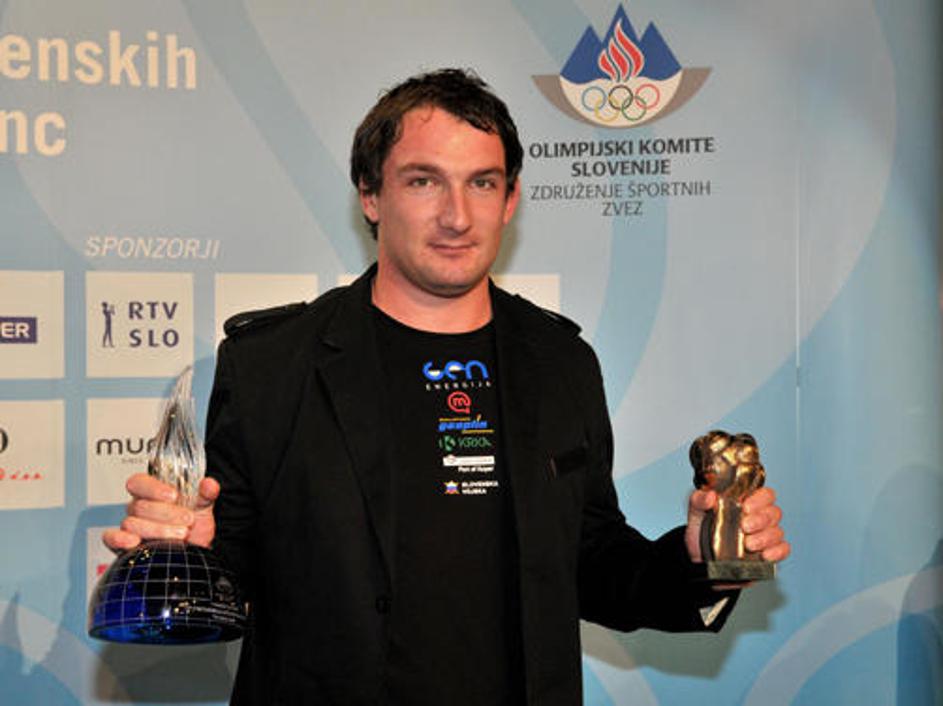 Primož Kozmus, športnik lanskega leta, si je prislužil tudi Bloudkovo nagrado.
