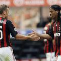 Andrej Ševčenko in Ronaldinho sta se predstavila na San Siru.