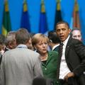 Nemška kanclerka Angela Merkel in predsednik ZDA Barack Obama sta se očitno dogo