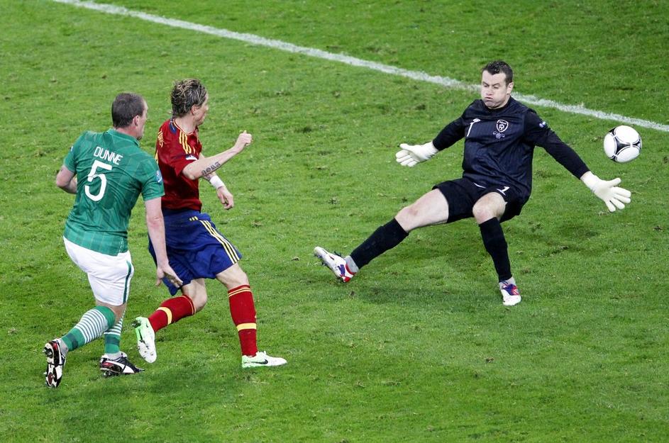 španija irska torres dunne given gol 2 Gdansk Euro 2012