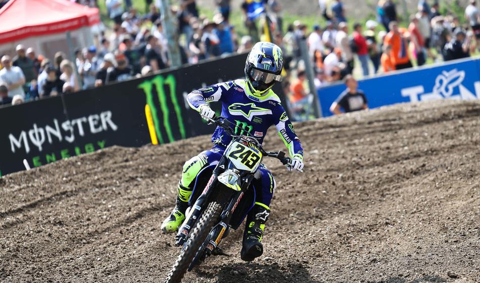 Gajser na Yamahi prvič dobil eno od voženj, skupno drugi