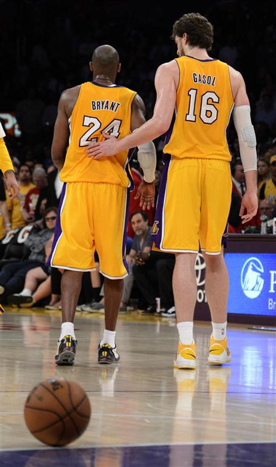 Bryant Gasol Los Angeles Lakers Golden State Warriors NBA košarka poškodba | Avtor: EPA
