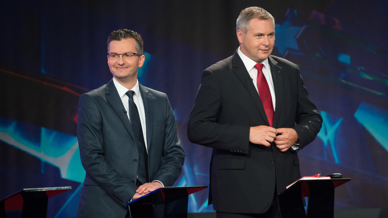 Marjan Šarec in Dejan Židan