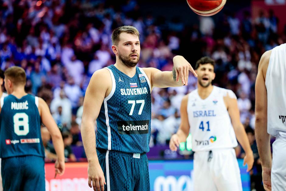 eurobasket 2025 Izrael Slovenija, luka dončić | Avtor: Saša Despot