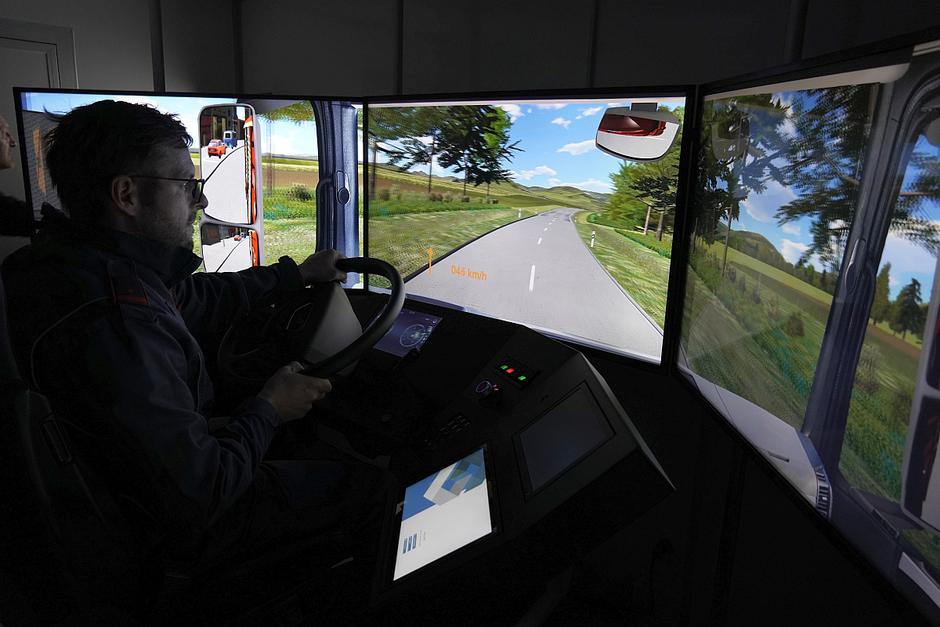 AMZS simulator intervencijske vožnje, gasilsko vozilo | Avtor: Matija_Janežič