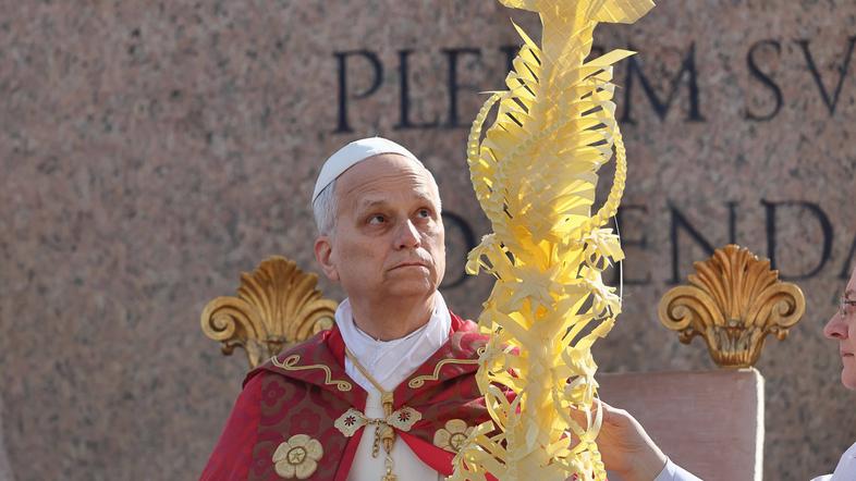 Papež Leon XIV, cvetna nedelja