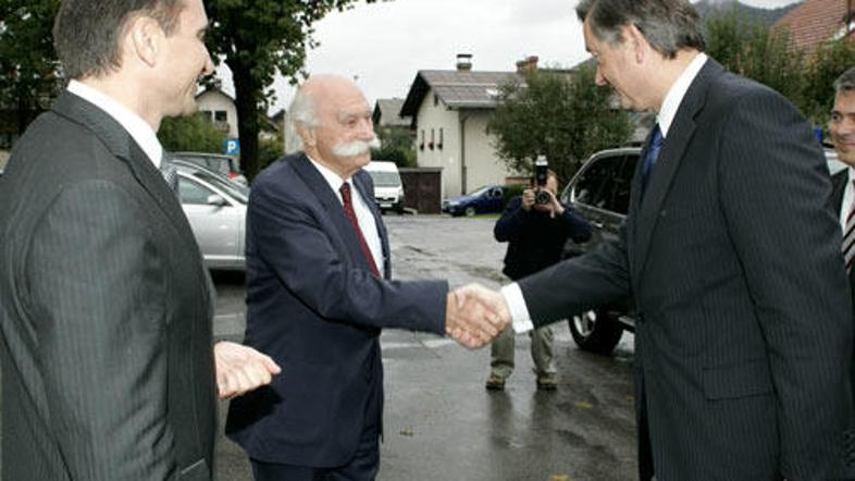 Slovesnosti se je udeležil tudi aktualni predsednik države Danilo Türk na fotogr