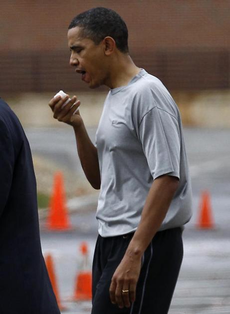 barack obama, ustnica, poškodba