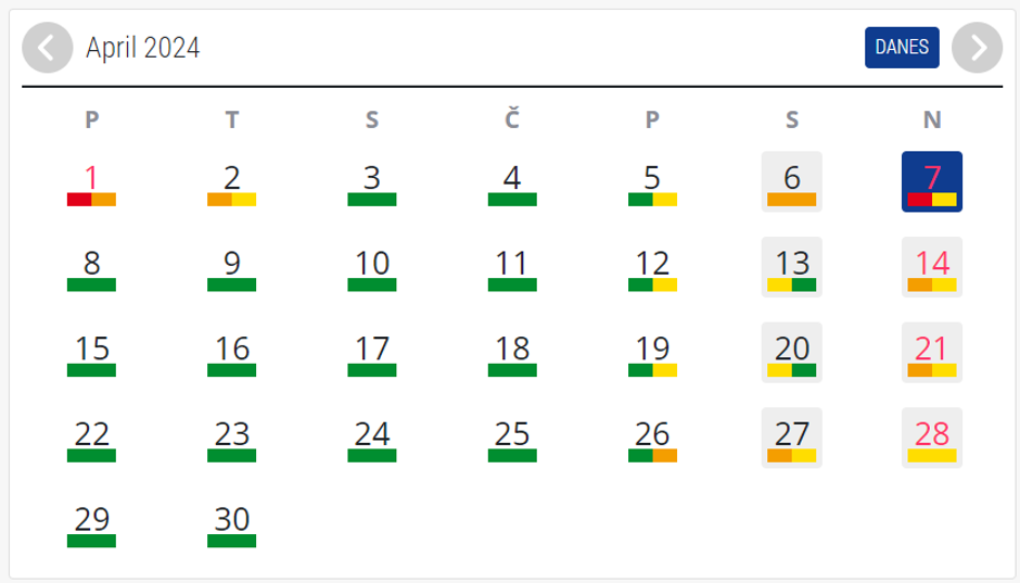 Prometni koledar | Avtor: Promet.si
