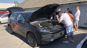 Dražba porsche cayenna