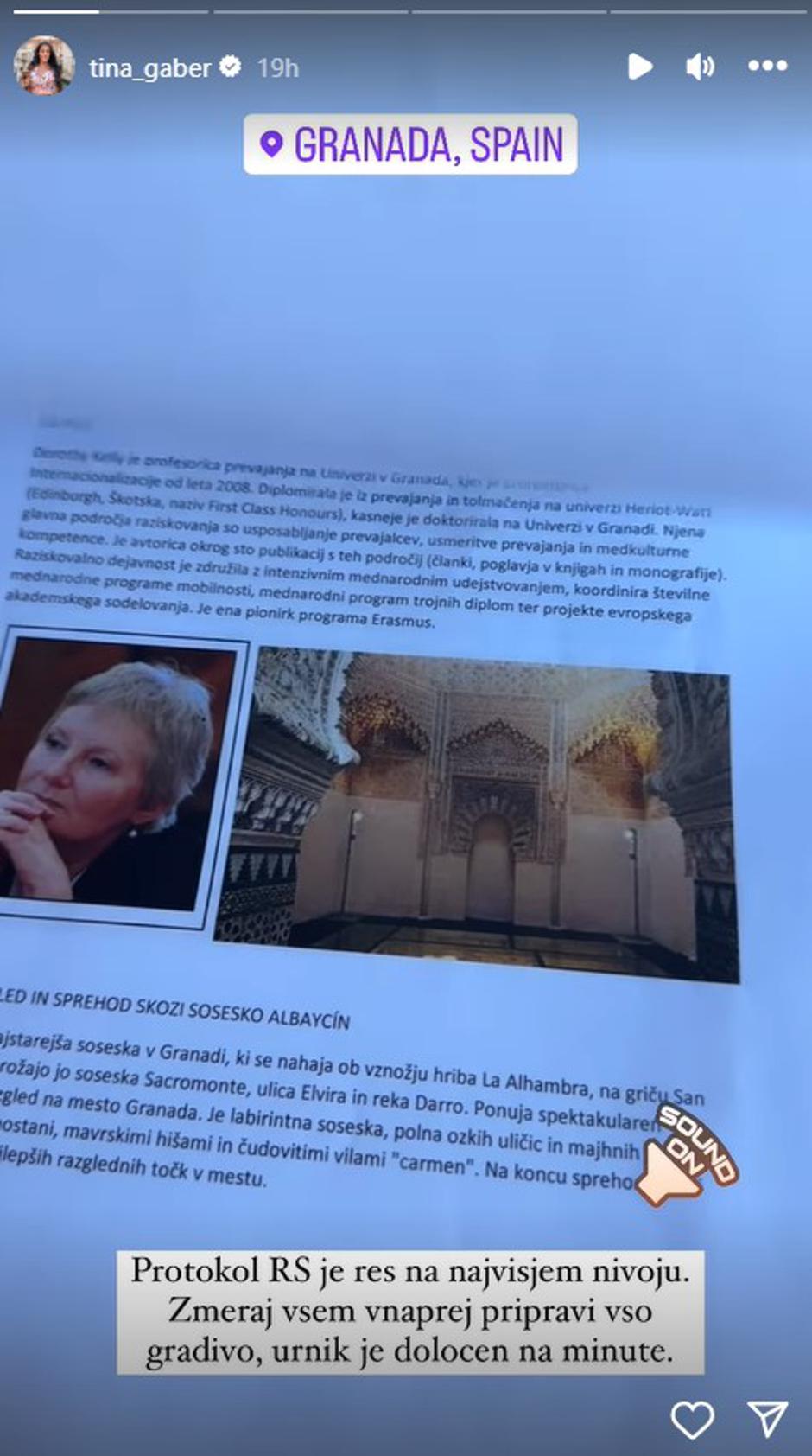 Tina Gaber | Avtor: Instagram