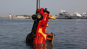 Turistični vlakec v Zadru.