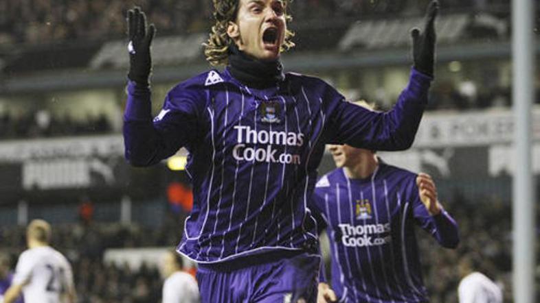 Rolando Bianchi je za Manchester City dosegel štiri zadetke.