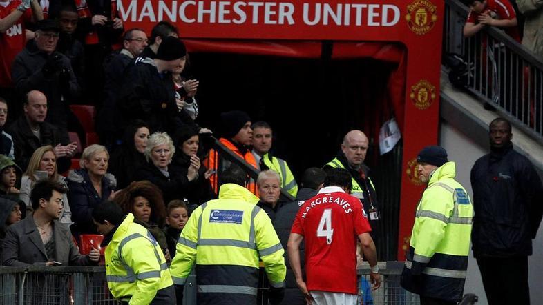 Vrnitev Hargreavesa se je nazadnje končala še pred koncem tekme. (Foto: Reuters)