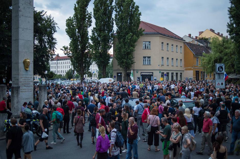 antiproslava protesti dan državnosti | Avtor: Anže Petkovšek