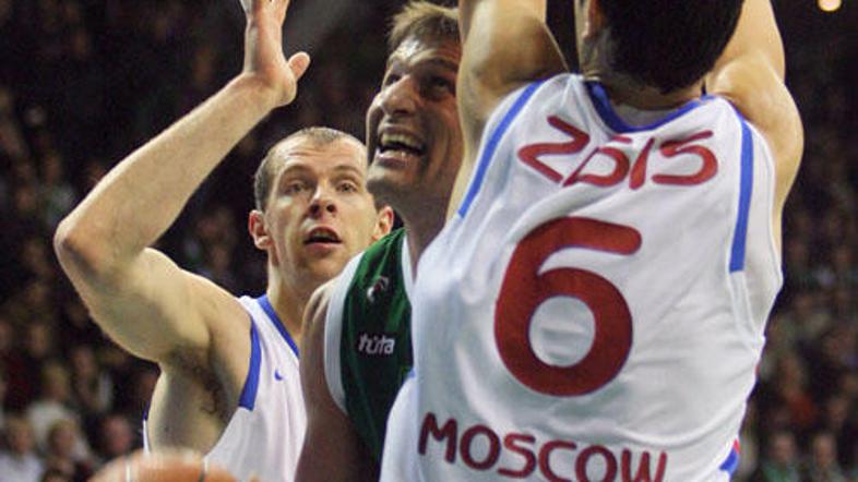 Goran Jurak je dobro igral proti CSKA iz Moskve.