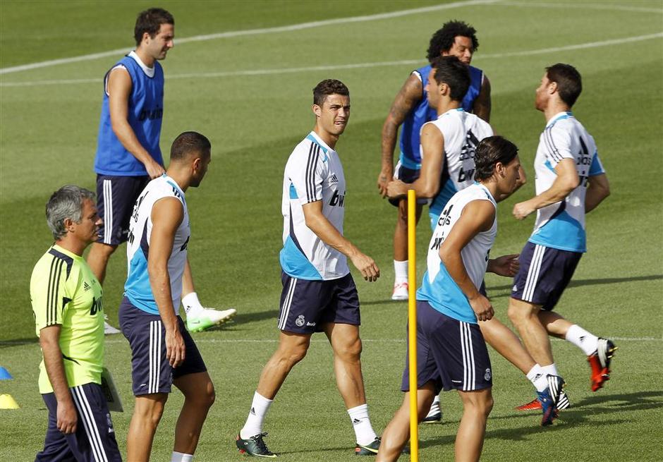 Cristiano Ronaldo Real Madrid trening Valdebebas | Avtor: EPA