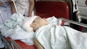 Žrtev včerajšnjega napada. (Foto: EPA)