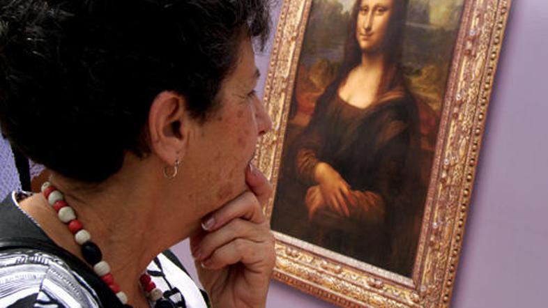 80 odstotkov obiskovalcev Louvra v Parizu pride zaradi da Vincijeve Mone Lize.