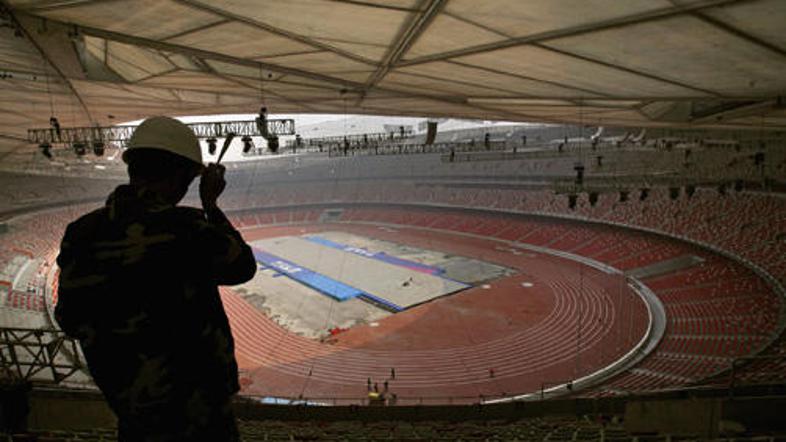 Takšna je notranjost 320 milijonov vrednega olimpijskega stadiona v Pekingu.
