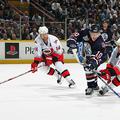 Shawn Horcoff (na sredini) je bil mož odločitve na tekmi med Edmontonom in Vanco