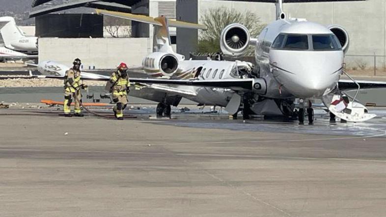 Zasebno letalo slavnega pevca po trku