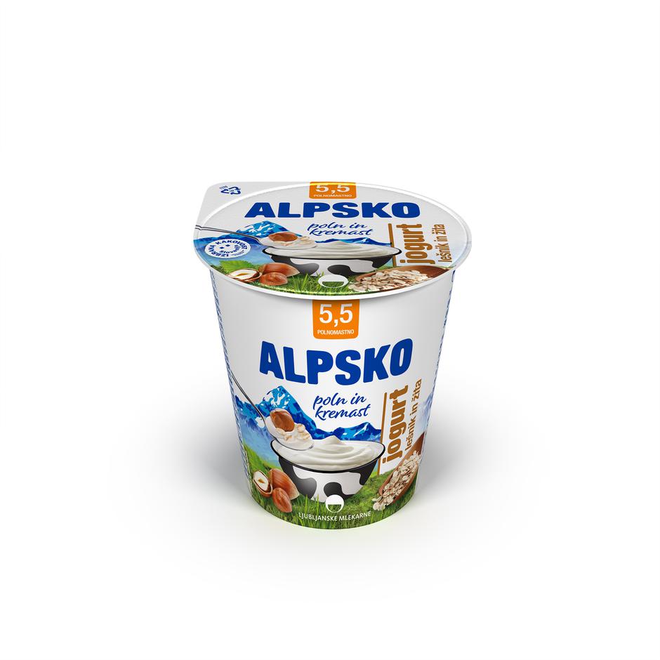 Jogurt Alpsko | Avtor: Ljubljanske mlekarne