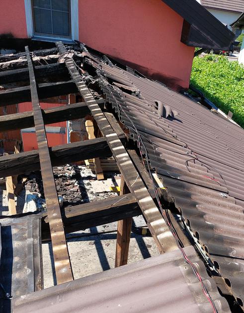 Požar sončne elektrarne