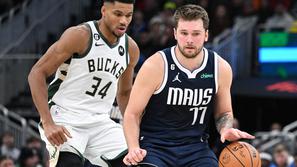 Luka Dončić in Giannis Antetokounmpo