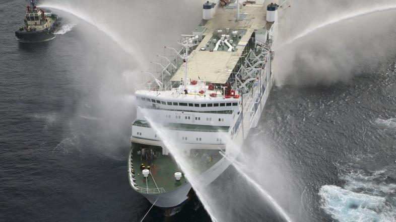 Požar na egiptovskem trajektu