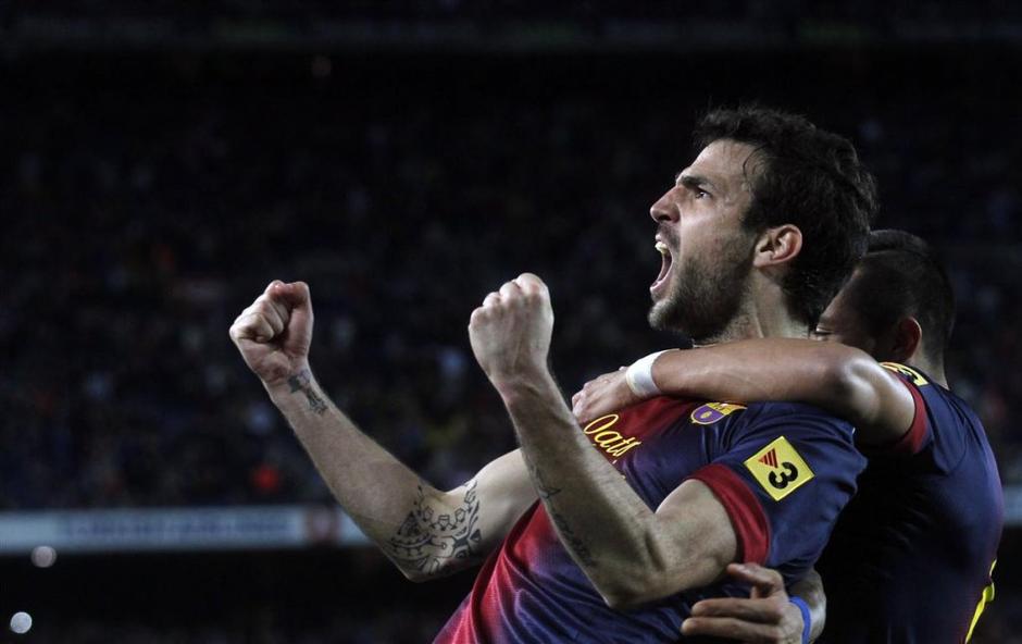 Fabregas Alexis Sanchez Barcelona Levante Liga BBVA Španija prvenstvo | Avtor: Reuters