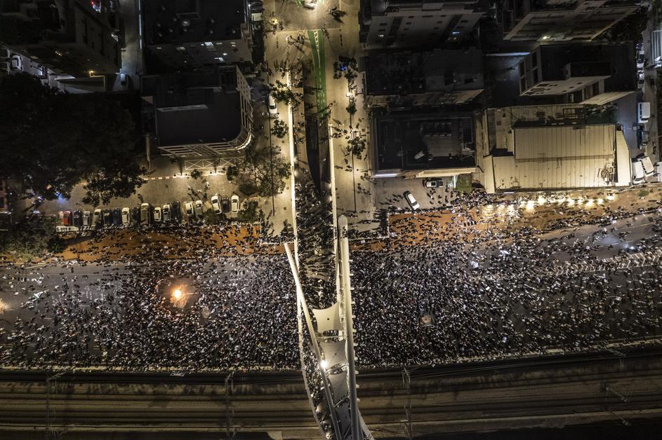 Izrael Tel-Aviv protesti pravosodna reforma