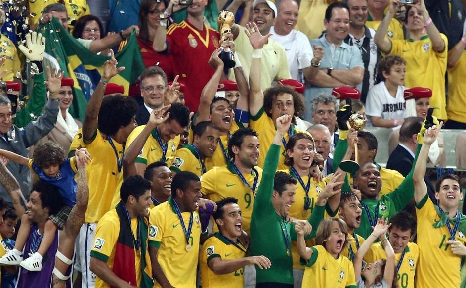 Thiago Silva Julio Cesar Brazilija Španija pokal konfederacij finale Rio de Jane