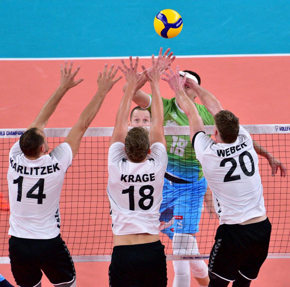 Slovenija - Nemčija, osmina finala SP v odbojki | Avtor: Epa