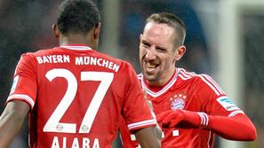 Ribery Alaba Werder Bremen Bayern 1. Bundesliga Nemčija prvenstvo