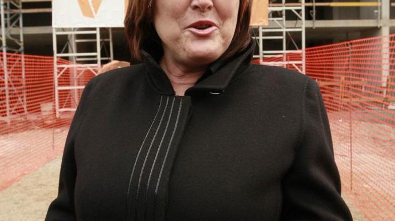 Glavna direktorica družbe Hilda Tovšak je še v četrtek ob predstavitvi gradnje l