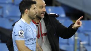 Sergio Agüero Pep Guardiola